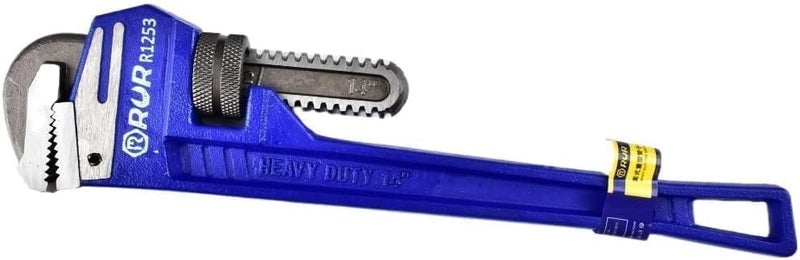 vomex 14-Inch Straight Pipe Wrench – Heavy Duty,Adjustable Plumbing Tool with Malleable Cast Iron Handle, Exceeds GGG Standard for Durability & Grip - Image 1